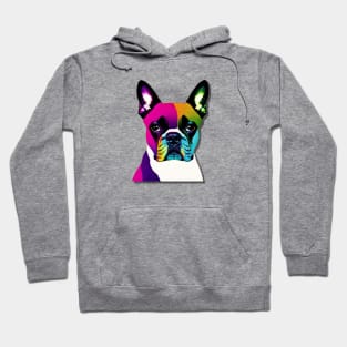 Pop Art Boston Terrier Hoodie